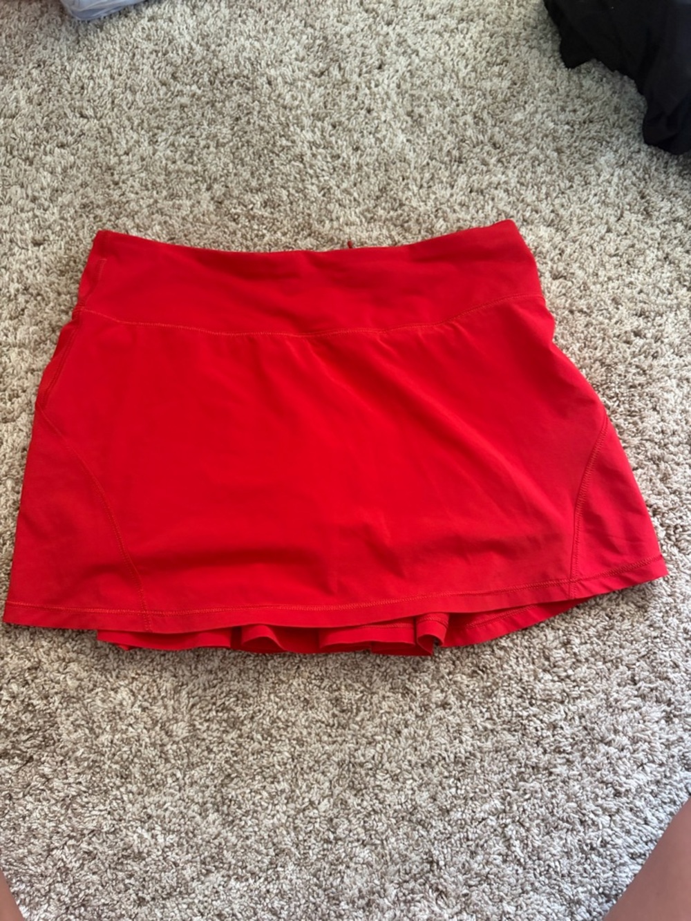 Lululemon Red Athletic Skirted Shorts